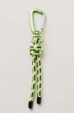 NWT Free People Movement She's Electric Rope Carabiner Keychain